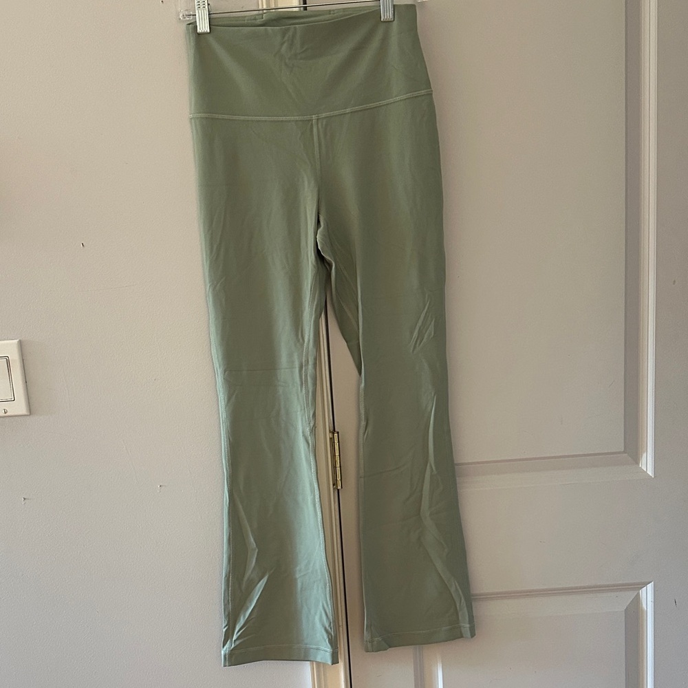 Lululemon Athletica Palm Court Green Align High-Rise Mini-Flared Pant, Size 8